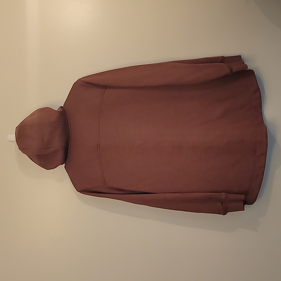 Carhartt kids Large 12/14 zip up light burgandy hoodie with pockets LOT F - Picture 4 of 10